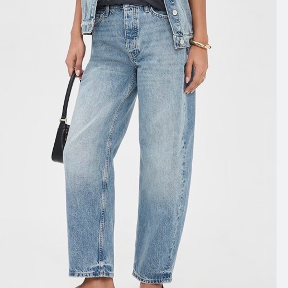 Anine Bing Fritz Jeans Baltic Blue NWT 27